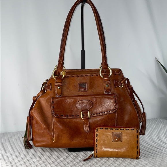 Dooney & Bourke Handbags - DOONEY & BOURKE FLORENTINE LEATHER SATCHEL WITH WALLET FTL-01-020